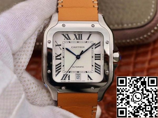 Cartier De Santos WSSA0009 KOR Factory 1 1 Best Edition Swiss ETA9015 US Replica Watch 8082 Cartier De Santos WSSA0009 KOR Factory 1 1 Best Edition Swiss ETA9015