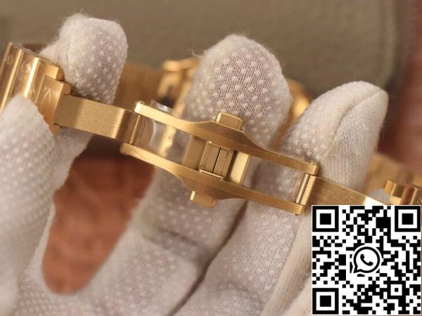 Cartier De Santos WSSA0010 1:1 Best Edition BV Factory 18K Gold US Replica Zegarek 2656 Cartier De Santos WSSA0010 1:1 Best Edition BV Factory 18K Gold