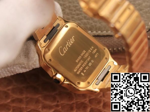 Cartier De Santos WSSA0010 1 1 Best Edition BV Factory 18K Gold US Replica Watch 4032 Cartier De Santos WSSA0010 1 1 Best Edition BV Factory 18K Gold