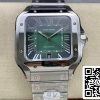 Cartier De Santos WSSA0062 1 1 Najboljša izdaja BV Factory Green Dial ZDA replika Watch 7784 Cartier De Santos WSSA0062 1: 1 Best Edition BV Factory Green Dial