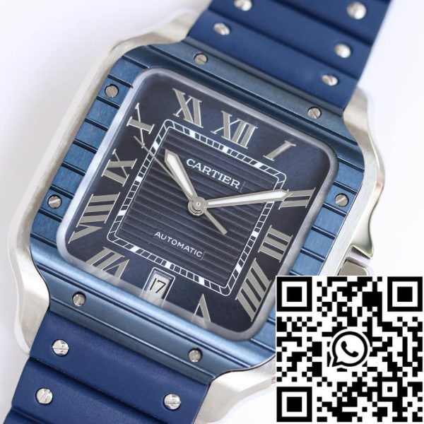 Cartier Santos 1 1 Best Edition GF Factory Blue Dial US Réplica Relógio 3479 Cartier Santos 1:1 Best Edition GF Factory Blue Dial