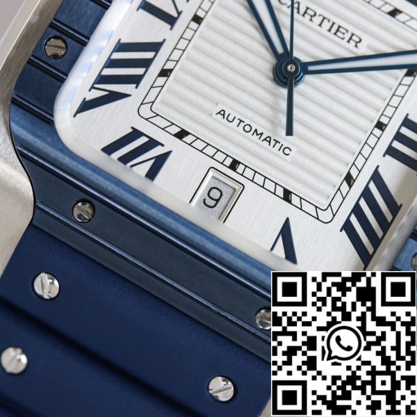 Cartier Santos 1 1 Best Edition GF Factory Kautschukband US Replica Uhr 2172 Cartier Santos 1:1 Best Edition GF Factory Kautschukband