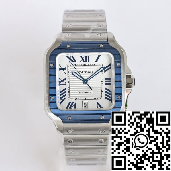 Cartier Santos 1 1 Best Edition GF Factory Stainless Steel Strap ZDA replika Watch 3797 Cartier Santos 1: 1 Best Edition GF Factory Stainless Steel Strap