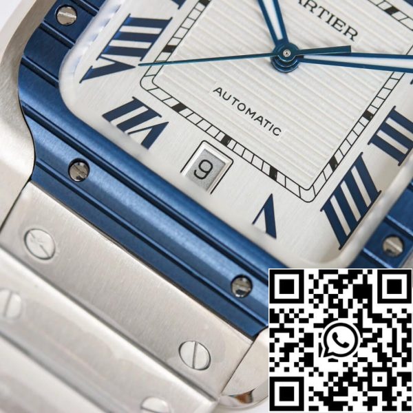 Cartier Santos 1 1 Best Edition GF Factory rozsdamentes acél szíjjal US Replica Watch 6995 Cartier Santos 1: 1 Best Edition GF Factory rozsdamentes acél szíjjal