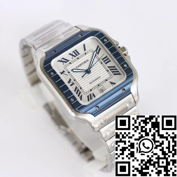 Cartier Santos 1 1 Best Edition GF Factory rozsdamentes acél szíjjal US Replica Watch 7857 Cartier Santos 1: 1 Best Edition GF Factory rozsdamentes acél szíjjal