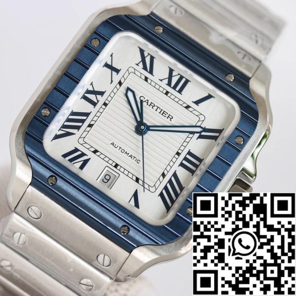 Cartier Santos 1 1 Best Edition GF Factory rozsdamentes acél szíjjal US Replica Watch 9445 Cartier Santos 1: 1 Best Edition GF Factory rozsdamentes acél szíjjal