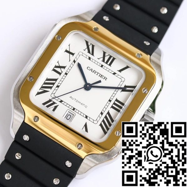 Cartier Santos W2SA0009 1 1 Najboljša izdaja GF Factory V2 bela Dial ZDA replika Watch 4957 Cartier Santos W2SA0009 1: 1 Najboljša izdaja GF Factory V2 bela Dial