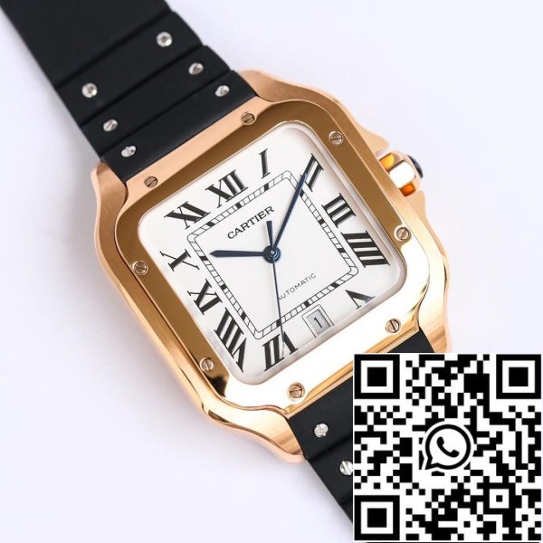 Cartier Santos WGSA0007 1 1 Best Edition GF Factory V2 Rose Gold US Replique Montres 1825 Cartier Santos WGSA0007 1:1 Best Edition GF Factory V2 Rose Gold