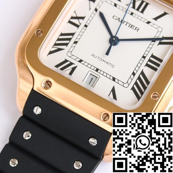 Cartier Santos WGSA0007 1 1 Лучшее издание GF фабрики V2 розовое золото США Реплика часы 7036 Cartier Santos WGSA0007 1:1 Лучшее издание GF фабрики V2 розовое золото