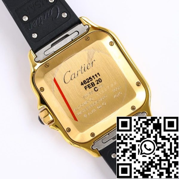 Cartier Santos WGSA0009 1 1 Best Edition GF Factory V2 Gelbgold US Replica Uhr 2446 Cartier Santos WGSA0009 1:1 Best Edition GF Factory V2 Gelbgold