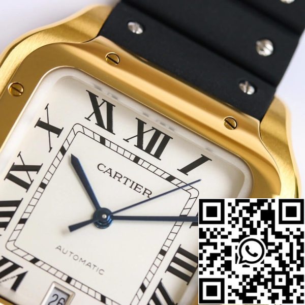 Cartier Santos WGSA0009 1 1 Best Edition GF Factory V2 Yellow Gold US Replica Watch 2815 Cartier Santos WGSA0009 1:1 Best Edition GF Factory V2 Yellow Gold