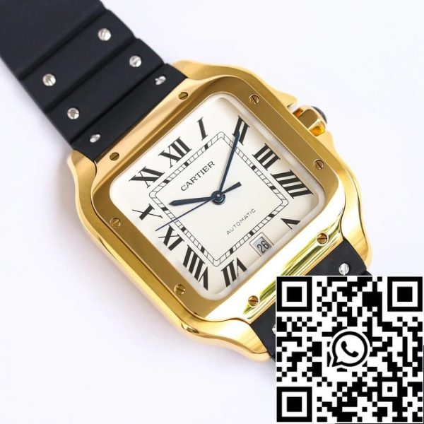 Cartier Santos WGSA0009 1 1 Best Edition GF Factory V2 κίτρινο χρυσό ΗΠΑ Replica ρολόι 3582 Cartier Santos WGSA0009 1: 1 Best Edition GF Factory V2 κίτρινο χρυσό