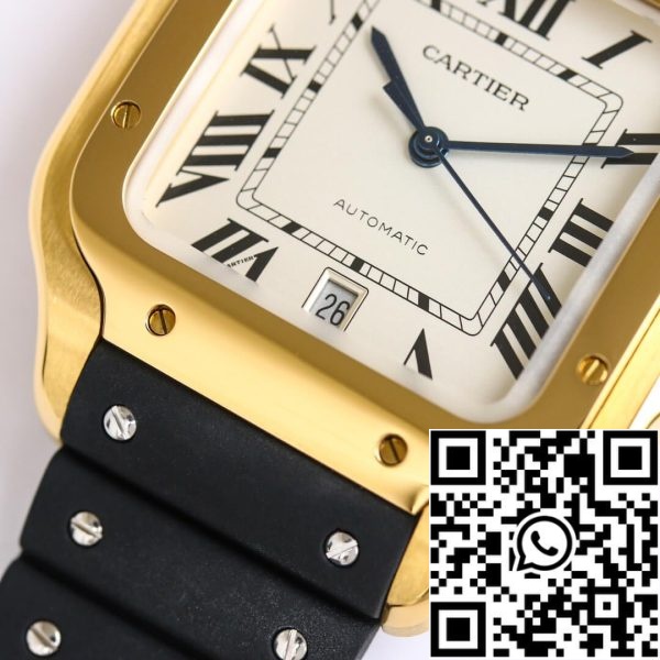 Cartier Santos WGSA0009 1 1 Best Edition GF Factory V2 κίτρινο χρυσό ΗΠΑ Replica ρολόι 9391 Cartier Santos WGSA0009 1: 1 Best Edition GF Factory V2 κίτρινο χρυσό