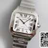 Cartier Santos WSSA0009 1 1 Best Edition BV Factory White Dial Yhdysvaltain Replica katsella 7185 Cartier Santos WSSA0009 1: 1 Best Edition BV Factory White Dial