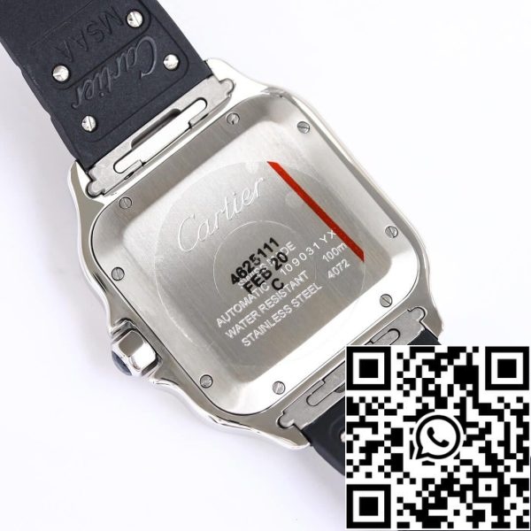 Cartier Santos WSSA0018 1 1 Best Edition GF Factory V2 Rubber Strap US Replica Watch 1615 Cartier Santos WSSA0018 1:1 Best Edition GF Factory V2 Rubber Strap