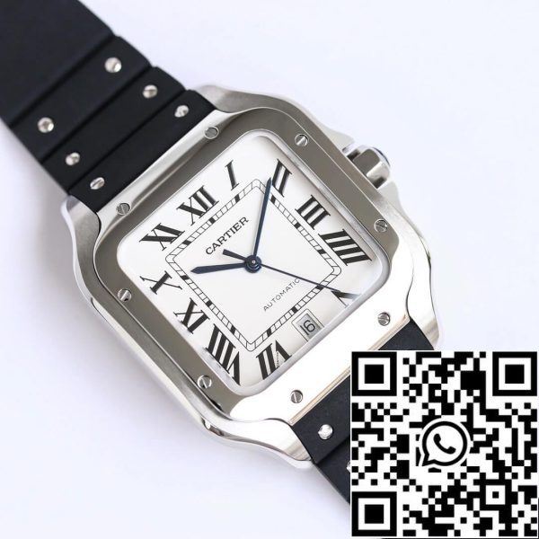 Cartier Santos WSSA0018 1 1 Best Edition GF Factory V2 Rubber Strap US Replica Watch 1694 Cartier Santos WSSA0018 1:1 Best Edition GF Factory V2 Rubber Strap