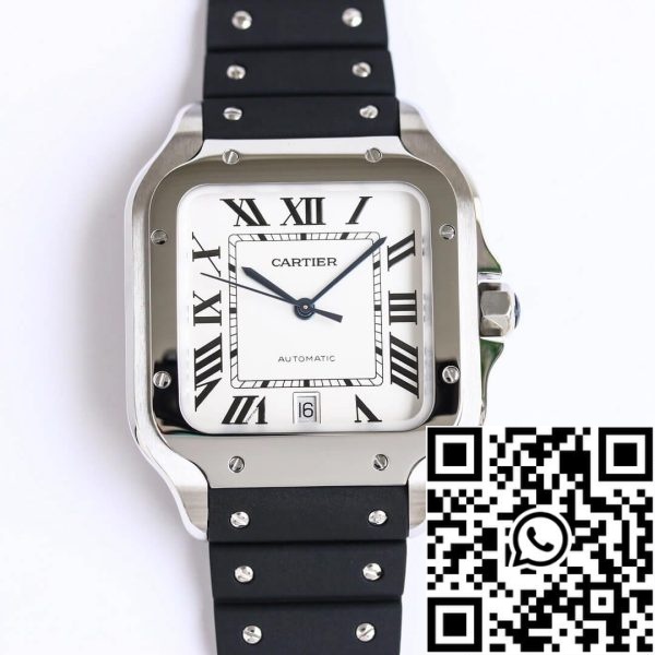 Réplica de reloj Cartier Santos WSSA0018 1 1 Best Edition GF Factory V2 con correa de caucho 1702 Cartier Santos WSSA0018 1:1 Best Edition GF Factory V2 con correa de caucho