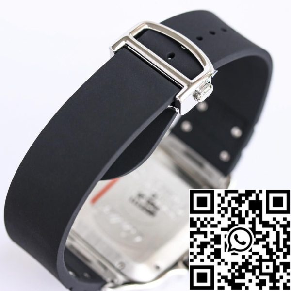 Cartier Santos WSSA0018 1 1 Best Edition GF Factory V2 Rubber Strap US Replica Watch 2811 Cartier Santos WSSA0018 1:1 Best Edition GF Factory V2 Rubber Strap