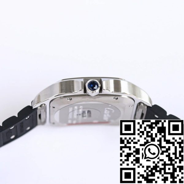 Cartier Santos WSSA0018 1 1 Best Edition GF Factory V2 Rubber Strap US Replica Watch 6624 Cartier Santos WSSA0018 1:1 Best Edition GF Factory V2 Rubber Strap