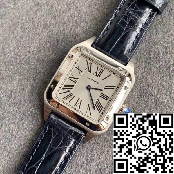 Cartier Santos WSSA0023 Дами 1 1 Най-доброто издание синя каучукова каишка САЩ реплика часовник 1635 Cartier Santos WSSA0023 Дами 1: 1 Най-доброто издание синя каучукова каишка