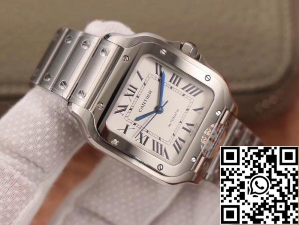 Cartier Santos WSSA0029 1 1 Best Edition BV Factory White Dial Zwitserse 1847MC US Replica Watch 2877 Cartier Santos WSSA0029 1 1 Best Edition BV Factory White Dial Zwitserse 1847MC