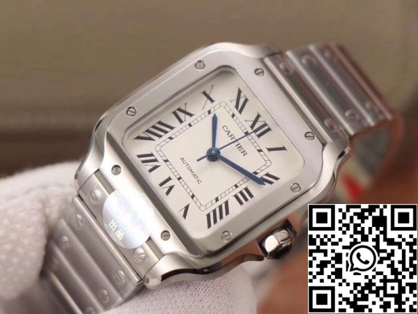 Cartier Santos WSSA0029 1 1 Best Edition BV Factory White Dial Swiss 1847MC US Replique Montres 9750 Cartier Santos WSSA0029 1:1 Best Edition BV Factory White Dial Swiss 1847MC