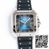 Cartier Santos WSSA0030 1 1 Najlepsza edycja GF Factory V2 pasek gumowy US Replika zegarka 4818 Cartier Santos WSSA0030 1:1 Najlepsza edycja GF Factory V2 pasek gumowy