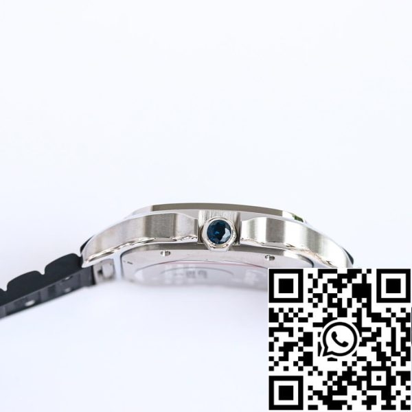 Cartier Santos WSSA0030 1 1 Най-доброто издание GF Factory V2 каучукова каишка САЩ реплика часовник 6898 Cartier Santos WSSA0030 1: 1 Най-доброто издание GF Factory V2 каучукова каишка