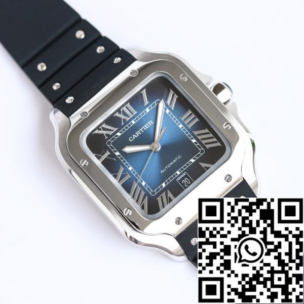 Cartier Santos WSSA0030 1 1 Najboljša izdaja GF Factory V2 gumijasti trak ZDA replika Watch 8989 Cartier Santos WSSA0030 1: 1 Najboljša izdaja GF Factory V2 gumijasti trak