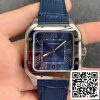 Cartier Santos WSSA0030 1 1 Melhor Edição V6 Fábrica Mostrador Azul EUA Réplica Relógio 2880 Cartier Santos WSSA0030 1:1 Melhor Edição V6 Fábrica Mostrador Azul