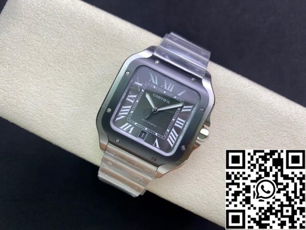 Cartier Santos WSSA0037 1 1 Best Edition GF Factory V2 Gray Dial Yhdysvaltain Replica katsella 307 Cartier Santos WSSA0037 1: 1 Best Edition GF Factory V2 Gray Dial