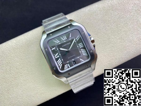 Cartier Santos WSSA0037 1 1 Best Edition GF Factory V2 Gray Dial US Replica Orologio 3597 Cartier Santos WSSA0037 1:1 Best Edition GF Factory V2 Gray Dial