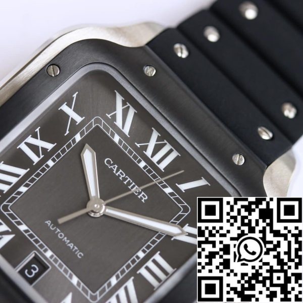 Cartier Santos WSSA0037 1 1 Best Edition GF Factory V2 Rubber Strap US Replica Orologio 1340 Cartier Santos WSSA0037 1:1 Best Edition GF Factory V2 Rubber Strap