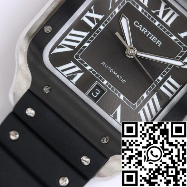 Cartier Santos WSSA0037 1 1 Najboljša izdaja GF Factory V2 gumijasti trak ZDA replika Watch 1705 Cartier Santos WSSA0037 1: 1 Najboljša izdaja GF Factory V2 gumijasti trak