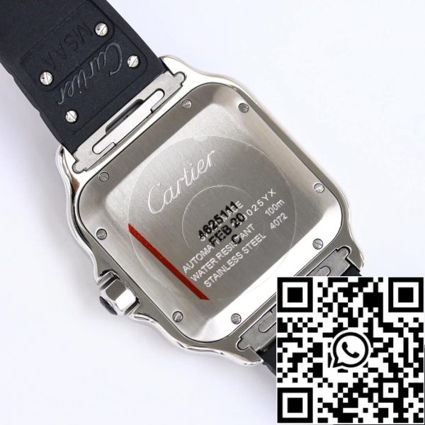 Cartier Santos WSSA0037 1 1 Najboljša izdaja GF Factory V2 gumijasti trak ZDA replika Watch 217 Cartier Santos WSSA0037 1: 1 Najboljša izdaja GF Factory V2 gumijasti trak