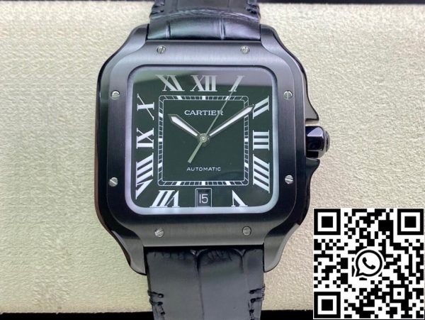 Cartier Santos WSSA0039 1 1 Best Edition GF εργοστάσιο μαύρο Dial ΗΠΑ Replica ρολόι 7507 Cartier Santos WSSA0039 1: 1 Best Edition GF εργοστάσιο μαύρο Dial