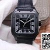 Cartier Santos WSSA0039 1 1 Best Edition V6 Factory Carbon Plating Swiss ETA1847 MC US Replica Watch 2407 Cartier Santos WSSA0039 1:1 Best Edition V6 Factory Carbon Plating Swiss ETA1847 MC