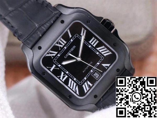 Cartier Santos WSSA0039 1 1 Best Edition V6 Factory Carbon Plating Zwitserse ETA1847 MC US Replica Watch 5132 Cartier Santos WSSA0039 1 1 Best Edition V6 Factory Carbon Plating Zwitserse ETA1847 MC