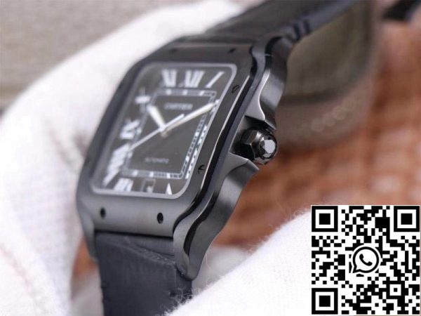 Cartier Santos WSSA0039 1 1 Best Edition V6 Factory Carbon Plating Zwitserse ETA1847 MC US Replica Watch 5628 Cartier Santos WSSA0039 1 1 Best Edition V6 Factory Carbon Plating Zwitserse ETA1847 MC