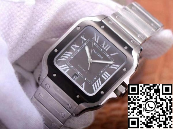 Cartier Santos de WSSA0037 1 1 Najboljša izdaja V6 Factory Gray Dial švicarski ETA9015 ZDA replika Watch 6050 Cartier Santos de WSSA0037 1: 1 Best Edition V6 Factory Gray Dial švicarski ETA9015