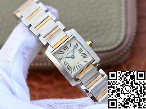 Cartier Tank Francaise Ladies Two Tone W51007Q4 1 1 Best Edition Swiss Quartz US Replica Watch 1799 Cartier Tank Francaise Ladies Two Tone W51007Q4 1:1 Best Edition Swiss Quartz