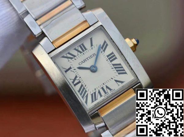 Cartier Tank Francaise Ladies dva tona W51007Q4 1 1 najboljša izdaja švicarski Quartz ZDA replika Watch 6509 Cartier Tank Francaise Ladies dva tona W51007Q4 1: 1 najboljša izdaja švicarski Quartz