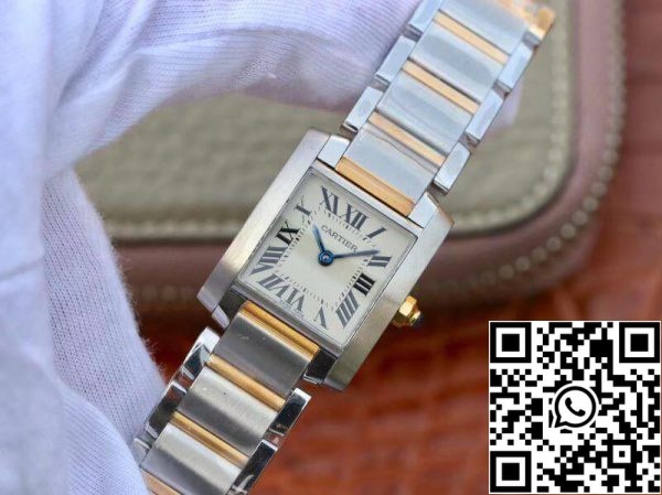 Cartier Tank Francaise Ladies Two Tone W51007Q4 1 1 Best Edition Swiss Quartz Replica Orologio 7499 Cartier Tank Francaise Ladies Two Tone W51007Q4 1:1 Best Edition Swiss Quartz