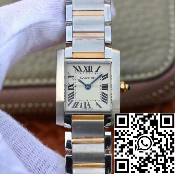 Cartier Tank Francaise Ladies Two Tone W51007Q4 1 1 Best Edition Swiss Quartz US Replica Uhr 9850 Cartier Tank Francaise Ladies Two Tone W51007Q4 1:1 Best Edition Swiss Quartz