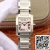 Cartier Tank Francaise W51028Q3 Pink MOP Dial Steel дамски часовник 1 1 Най-доброто издание швейцарски кварц САЩ реплика часовник 2828 Cartier Tank Francaise W51028Q3 Pink MOP Dial Steel дамски часовник 1: 1 Най-доброто издание швейцарски кварц