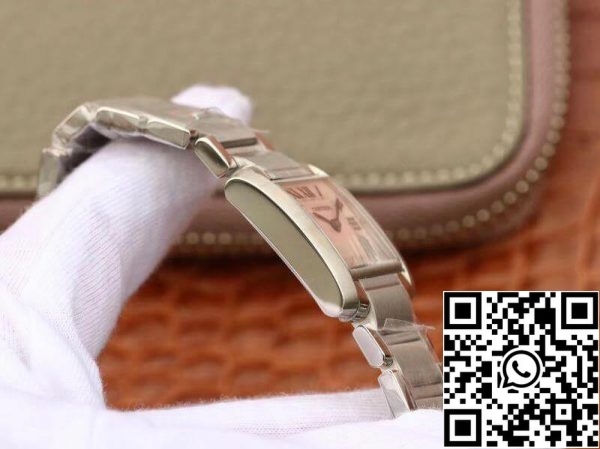 Cartier Tank Francaise W51028Q3 Розовый MOP Циферблат Сталь Дамы Часы 1 1 Лучшее издание Швейцарский кварц США Реплика Смотреть 6131 Cartier Tank Francaise W51028Q3 Розовый MOP Циферблат Сталь Дамы Часы 1:1 Лучшее издание Швейцарский кварц