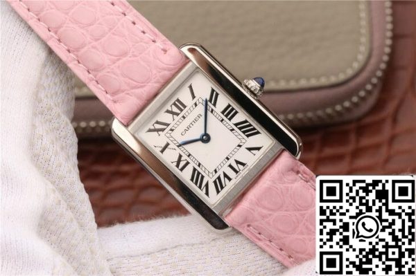 Cartier Tank Senhoras 1 1 Melhor Edição K11 Fábrica Mostrador Branco EUA Réplica Relógio 2707 Cartier Tank Senhoras 1:1 Melhor Edição K11 Fábrica Mostrador Branco