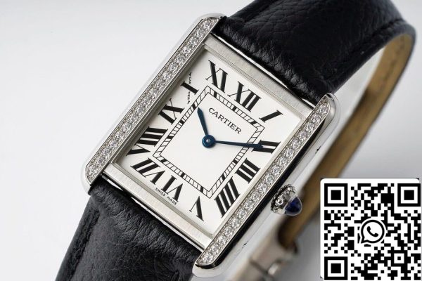 Cartier Tank Cuarzo 1 1 Mejor Edición AF Factory Bisel Diamante US Reloj Replica 4096 Cartier Tank Cuarzo 1 1 Mejor Edición AF Factory Bisel Diamante