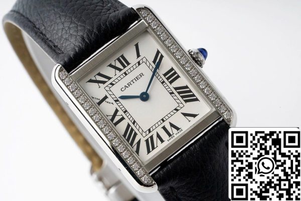 Cartier Tank Quartz 1 1 Best Edition AF Factory Diamond Bezel Yhdysvaltain Replica katsella 4784 Cartier Tank Quartz 1: 1 Best Edition AF Factory Diamond Bezel