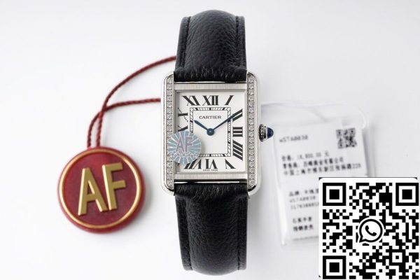 Cartier Tank Quartz 1 1 Best Edition AF Factory Diamond Bezel US Replica Watch 608 Cartier Tank Quartz 1:1 Best Edition AF Factory Diamond Bezel